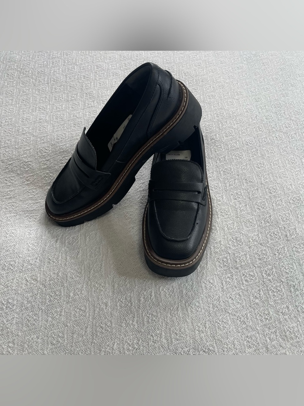Nordstrom Rack Classic Black Leather Penny Loafers ~ 
Size 6.5 Business Casual